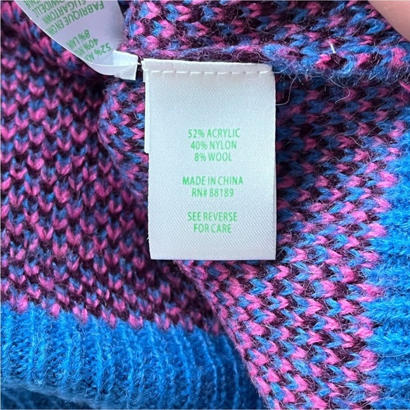 Lilly Pulitzer Ferrara Sweater Blue Flare Growl and Prowl Jacquard Print Size XS - Picture 14 of 16